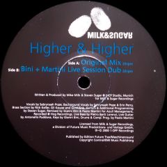 Milk & Sugar  - Milk & Sugar  - Higher & Higher (Edition 2) - Milk & Sugar