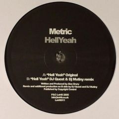 Metric  - Metric  - Hell Yeah - Lot 49