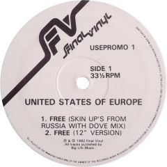 United States Of Europe - United States Of Europe - Free - Final Vinyl