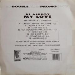 Alkemy - Alkemy - My Love - Mbg International Records