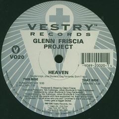 Glenn Friscia Project - Glenn Friscia Project - Heaven - Vestry Records