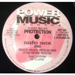 DJ Duke Presents Protection - DJ Duke Presents Protection - Safe Sex - Power Music