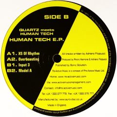 Quartz Meets Human Tech - Quartz Meets Human Tech - Human Tech EP - Re-Active Music