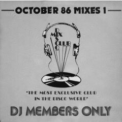 Various Artists - Various Artists - October 86 Mixes 1 - DMC