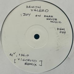 Damon Vallero Featuring Danilo Vigorito - Damon Vallero Featuring Danilo Vigorito - Joy - White Label Promo - Dark House Music