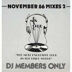 Various Artists - Various Artists - November 86 - Mixes 2 - DMC