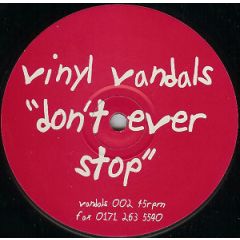 Vinyl Vandals - Vinyl Vandals - Don't Ever Stop / New York New York - Vinyl Vandals