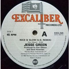 Jesse Green - Jesse Green - Nice & Slow - Excaliber Records Ltd.