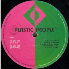 Plastic People - Plastic People - No Way - Deep Blaze