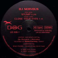 DJ Nervous - DJ Nervous - Close Your Eyes - Underdog