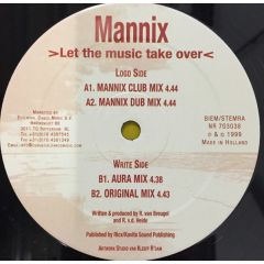 Mannix - Mannix - Let The Music Take Over - Natural Records