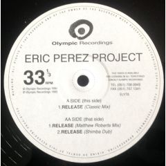 Eric Perez Project - Eric Perez Project - Release - Olympic Recordings