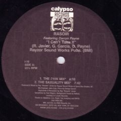Rasoir Featuring Darryn Payne - Rasoir Featuring Darryn Payne - I Can't Take It - Calypso Records, Irma Records, Irma
