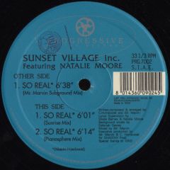 Sunset Village Inc Ft Natalie Moore - Sunset Village Inc Ft Natalie Moore - So Real - Progressive Motion 