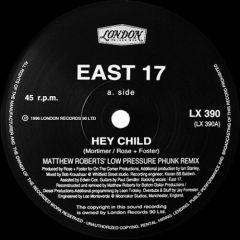East 17 - East 17 - Hey Child (Mathew Roberts Mix) - Ffrr