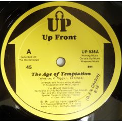 Up Front - Up Front - The Age Of Temptation - United Performers