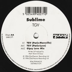 Sublime - Sublime - TGV - Limbo