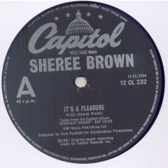 Sheree Brown - Sheree Brown - It's A Pleasure - Capitol Records