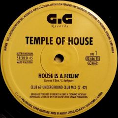 Temple Of House - Temple Of House - House Is A Feelin - GIG