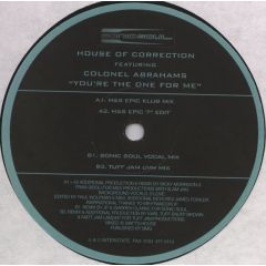 House Of Correction - House Of Correction - You'Re The One For Me - Sonic Soul
