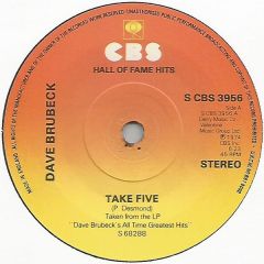 Dave Brubeck - Dave Brubeck - Take Five / It's A Raggy Waltz - CBS