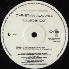 Christian Alvarez - Christian Alvarez - Buscando - One51 Recordings