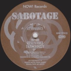 Sabotage - Sabotage - Resonance - Now! Records