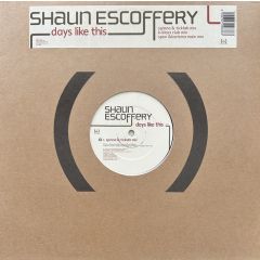 Shaun Escoffery - Shaun Escoffery - Days Like This - Oyster Music 