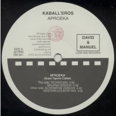 Kaball'Eros - Kaball'Eros - Aproeka - Look And Records
