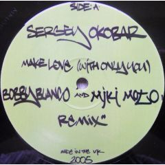 Sergey Okobar - Sergey Okobar - Make Love (With Only You) - White