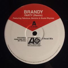 Brandy Ft Busta Rhymes & Fabulous - Brandy Ft Busta Rhymes & Fabulous - Party - Atlantic