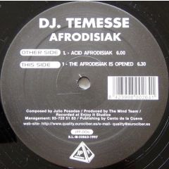 DJ Temesse - DJ Temesse - Afrodisiak - JP Productions