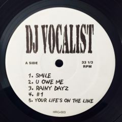 Various Artists - Various Artists - DJ Vocalist - White