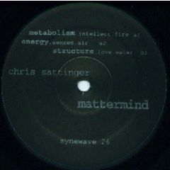 Chris Sattinger - Chris Sattinger - Mattermind EP - Synewave 
