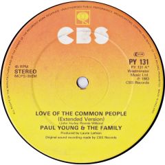 Paul Young & The Family - Paul Young & The Family - Love Of The Common People - CBS