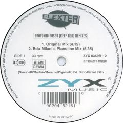 Flexter - Flexter - Profondo Rosso (Deep Red) (Remixes) - ZYX Music