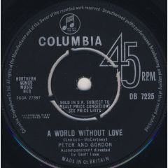 Peter And Gordon - Peter And Gordon - A World Without Love - Columbia