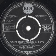 Elvis Presley With The Jordanaires - Elvis Presley With The Jordanaires - Can't Help Falling In Love - RCA