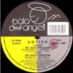 Antico - Antico - We Need Freedom - Baia Degli Angeli