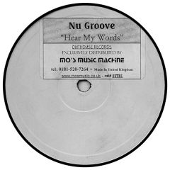 Nu-Groove - Nu-Groove - Hear My Words - Outhouse Records