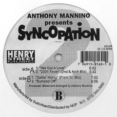 Anthony Mannino - Anthony Mannino - Syncopation - Henry Street