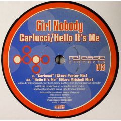 Girl Nobody - Girl Nobody - Carlucci - Release Elements