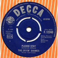 The Cryin' Shames - The Cryin' Shames - Please Stay - Decca
