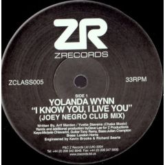 Yolanda Wynn - Yolanda Wynn - I Know You, I Live You - Z Classics