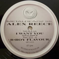 Alex Reece - Alex Reece - I Want You - Metalheadz