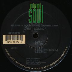 Ralph Falcon - Ralph Falcon - That Sound - Miami Soul