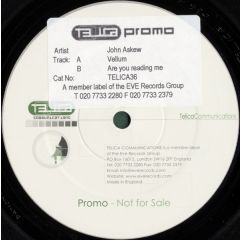 John Askew - John Askew - Are You Reading Me - Telica