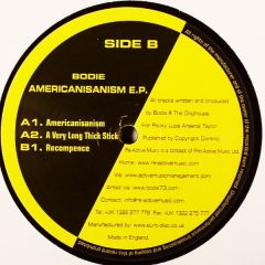 Bodie - Bodie - Americanisanism EP - Re-Active Music
