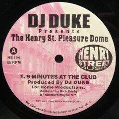 DJ Duke - DJ Duke - 9 Minutes At The Club - Henry Street