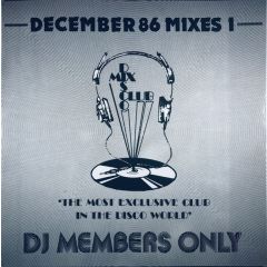 Various Artists - Various Artists - December 86 - Mixes 1 - DMC